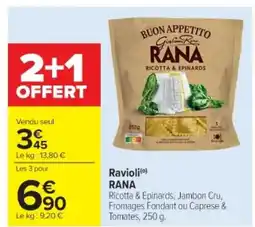 Cora x Carrefour RANA Ravioli offre