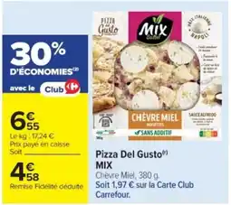 Cora x Carrefour MIX Pizza Del Gusto offre