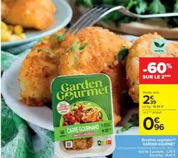Cora x Carrefour GARDEN GOURMET Recettes végétales offre