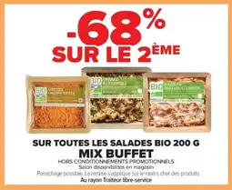 Cora x Carrefour MIX BUFFET Sur toutes les salades bio offre
