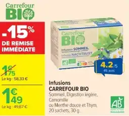 Cora x Carrefour Infusions carrefour bio offre