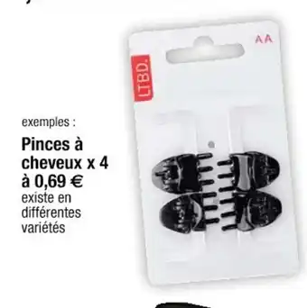 Cora x Carrefour Pinces à cheveux offre