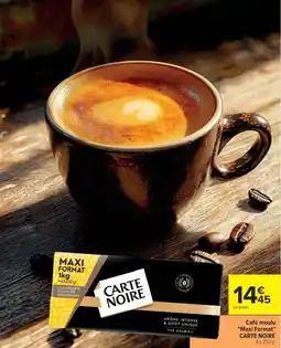 Cora x Carrefour CARTE NOIRE Café moulu "Maxi Format" offre