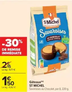 Cora x Carrefour ST MICHEL Gâteaux offre