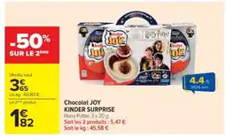 Cora x Carrefour KINDER SURPRISE Chocolat JOY offre