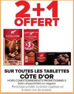Cora x Carrefour Sur toutes les tablettes côte dor offre