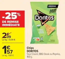 Cora x Carrefour Chips doritos offre