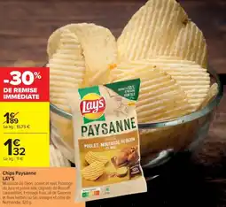 Cora x Carrefour Chips paysanne lays offre
