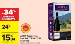 Cora x Carrefour A o p vacqueyras la cave d augustin florent offre