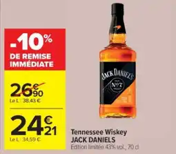 Cora x Carrefour Tennessee wiskey jack daniels offre