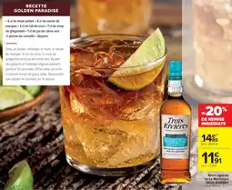 Cora x Carrefour Rhum agricole de la martinique trois rivières offre