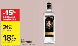 Cora x Carrefour Gin beefeater offre
