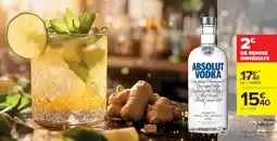 Cora x Carrefour Vodka absolut offre