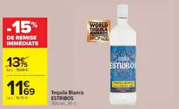 Cora x Carrefour Tequila blanco estribos offre
