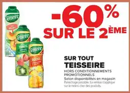 Cora x Carrefour Sur tout teisseire offre