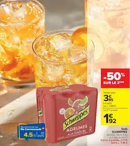 Cora x Carrefour Soda schweppes offre