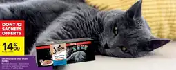 Cora x Carrefour Sachets repas pour chats sheba offre