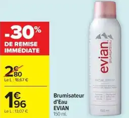 Cora x Carrefour Brumisateur d'eau evian offre
