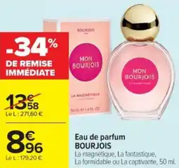 Cora x Carrefour Eau de parfum bourjois offre