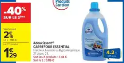 Cora x Carrefour Adoucissant carrefour essential offre