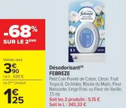 Cora x Carrefour Désodorisant febreze offre