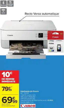Cora x Carrefour Imprimante jet d'encre offre