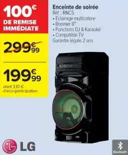 Cora x Carrefour Enceinte de soirée offre