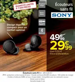 Cora x Carrefour Écouteurs sans fil offre