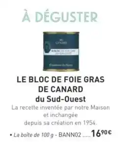 Comtesse du Barry Le bloc de foie gras de canard du sud ouest offre
