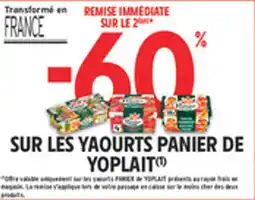 Intermarché Drive Sur les yaourts panier de yoplait offre