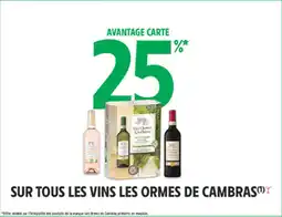 Intermarché Drive Sur tous les vins les ormes de cambras offre