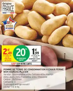 Intermarché Drive Pomme de terre de consommation a chair ferme mon marche plaisir offre
