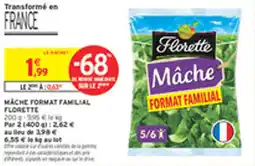 Intermarché Drive Mache format familial florette offre
