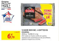Intermarché Drive Viande bovine 14 biftecks charal offre