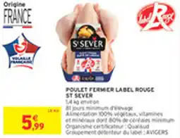 Intermarché Drive Poulet fermer label rouge st sever offre