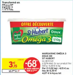 Intermarché Drive Margarine omega 3 doux od st mubert offre