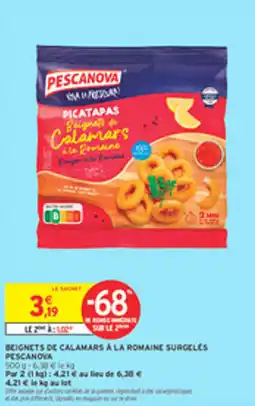 Intermarché Drive Beignets de calamars à la romaine surgeles pescanova offre
