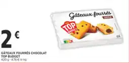 Intermarché Drive Gâteaux fourres chocolat top budget offre