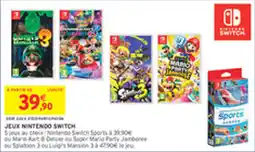 Intermarché Drive Jeux nintendo switch offre