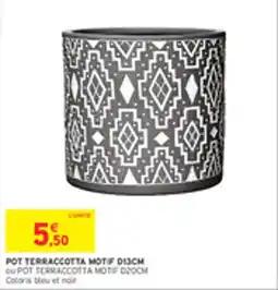 Intermarché Drive Pot terraccotta motif di3cm offre