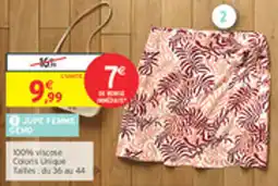 Intermarché Drive Jupe femme cemo offre