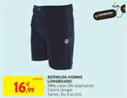 Intermarché Drive Bermuda homme longboard offre