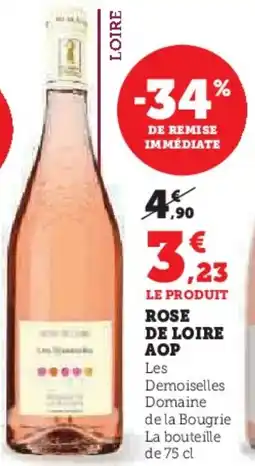 Hyper U Rose de loire aop offre