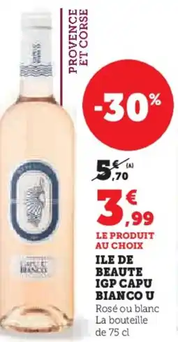 Hyper U Ile de beaute igp capu bianco u offre