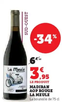Hyper U Madiran aop rouge la meule offre