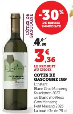 Hyper U Cotes de gascogne igp offre