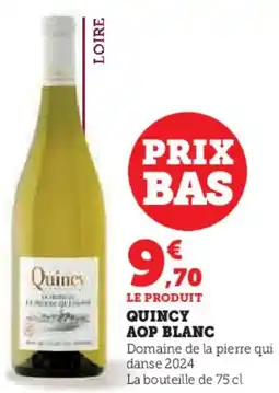 Hyper U Quincy aop blanc offre