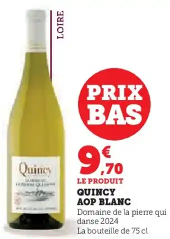 Hyper U Quincy aop blanc offre