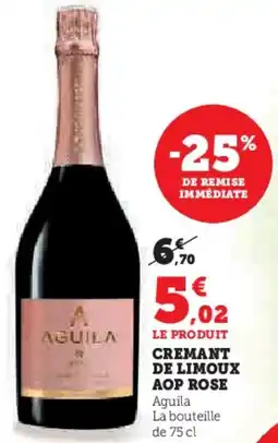 Hyper U Cremant de limoux aop rose offre