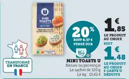 Hyper U Mini toasts u offre